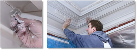 Restored cornice